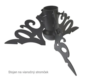 Stojan na vianočný stromček MODERN, čierny - slide 1