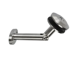 Kotvení spodní na skleněný přístřešek, broušená AISI 316