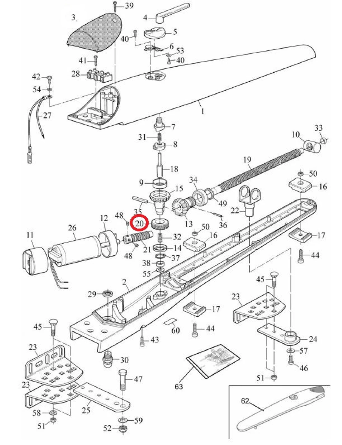 DOPREDAJ MHOUSE PPD0990R01.4540 kolo prevodovky pre WG1
