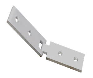 Hliníková spojka nastavitelná, povrch brúsený - slide 0