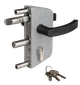 Zámkový set LAKZ P1 pro profil 40 x 40 mm, RAL 7040
