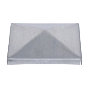 Stříška plechová, pozink, 100 x 100 x 1,5 mm - slide 1