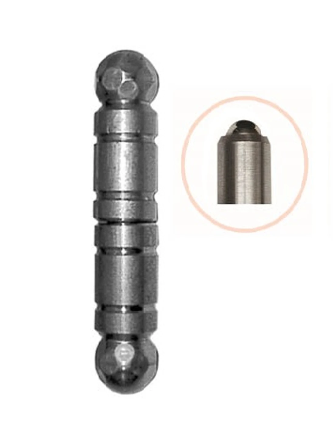 Záves ozdobný ø 24 x 122 mm s guličkou