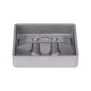 Hliníková strieška, 60 x 60 mm, bez povrchovej úpravy - slide 1