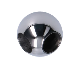 Guľa rohová ø 25 mm na trubku ø 12 mm, leštená AISI 304