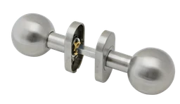 Guľa s oválnou rozetou, pevná, brúsená nerez AISI 304