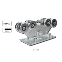 Vozík MEDIO do 550 kg, pevný, profil 98 x 98 mm