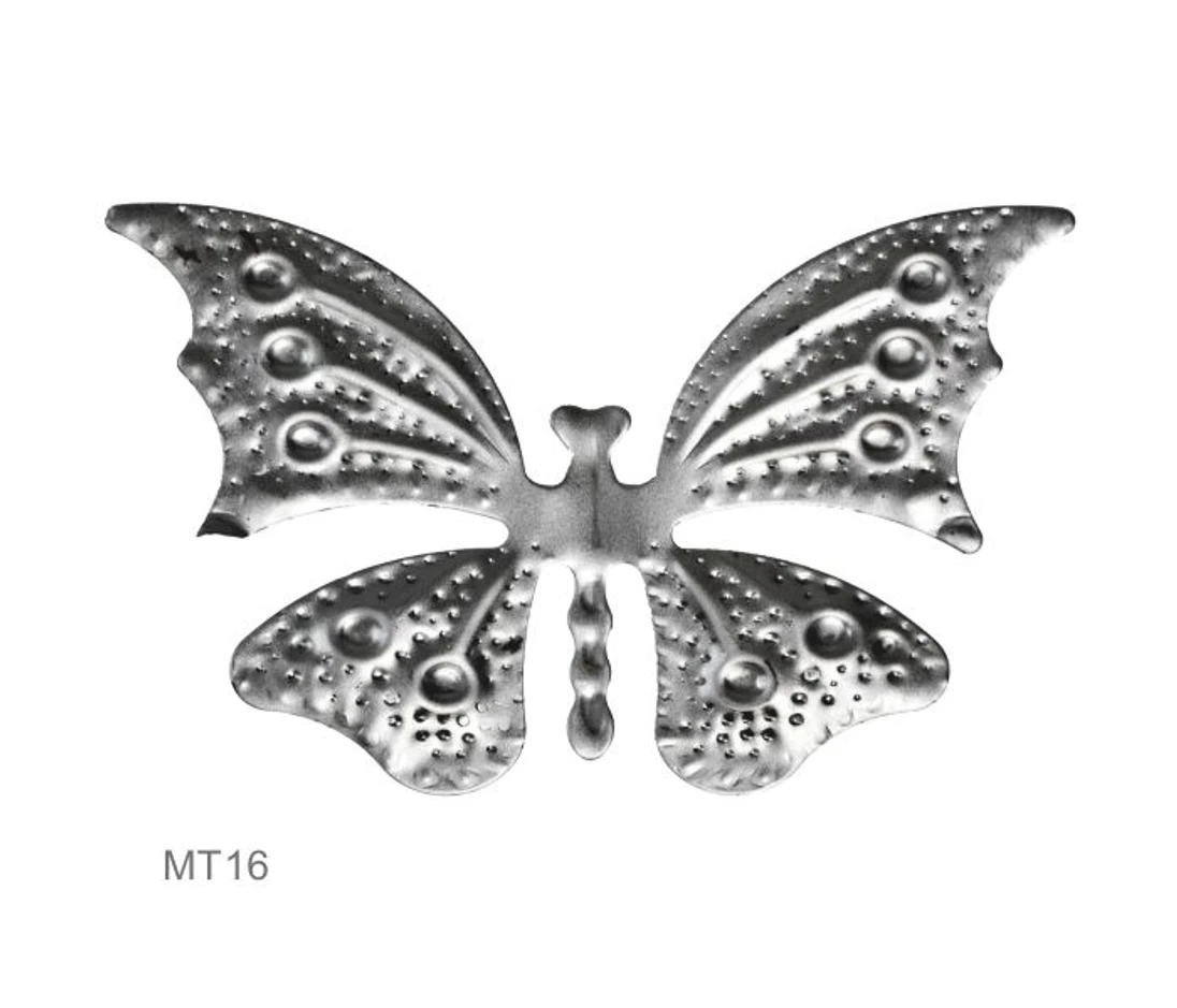 Motýľ, dekoračný element 60 x 110 x 0,6 mm, plechový