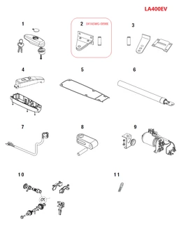 041ASWG-0098E konzola pre uchytenie na krídlo brány