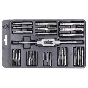 Souprava závitořezných nástrojů Mini-2 NO, závitníky M3, M4, M5, M6, M7, M8, M10 a M12, vřeteno 2,5-9 mm - slide 0