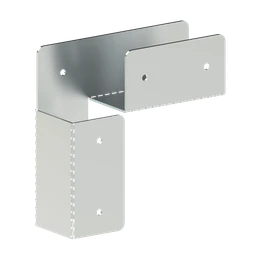 Spojka na hranol 80 x 80 mm, pozinkovaná oceľ