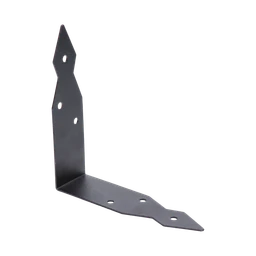 Dekoratívny rohovník 146 x 140 x 1,5 mm, čierny