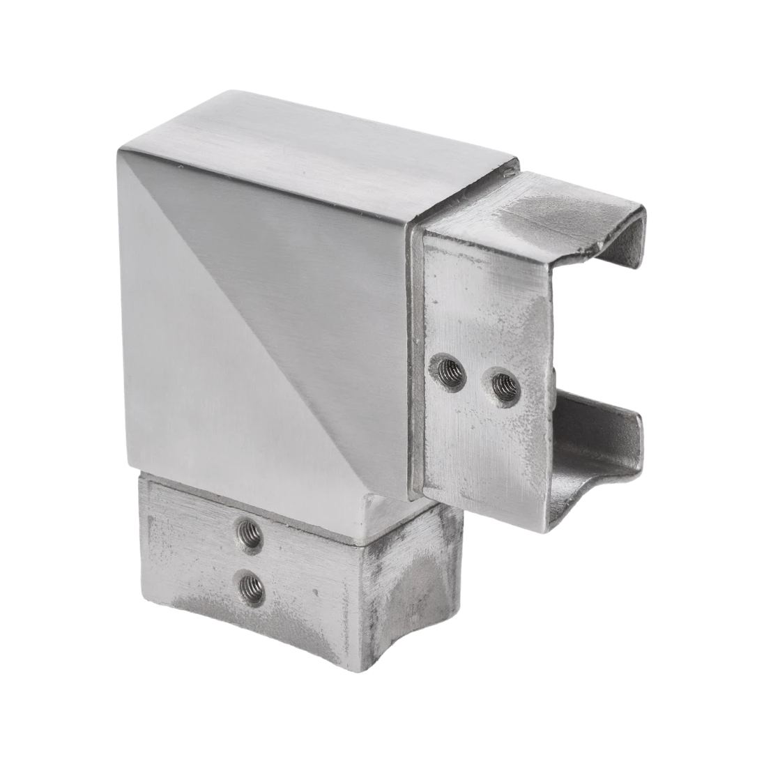 Přechod koleno 90°, lepený spoj, broušená nerez AISI 304