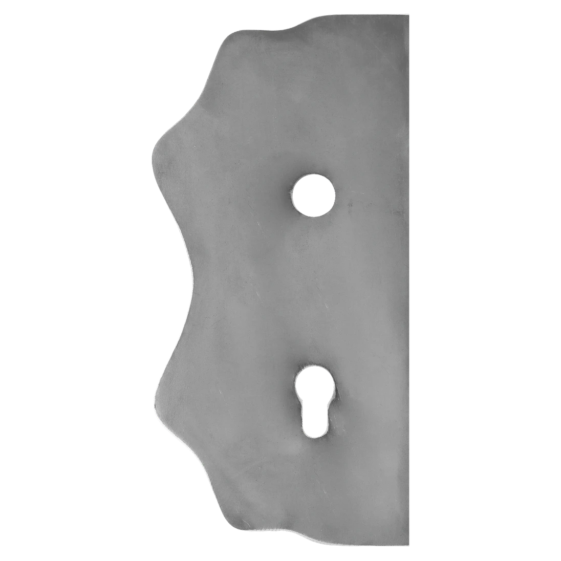 Štít 250 x 125 x 3 mm, rozteč 90 mm, hladký, obojstranný