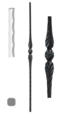 Tyč 12 x 12 x 900 mm, ozdobná