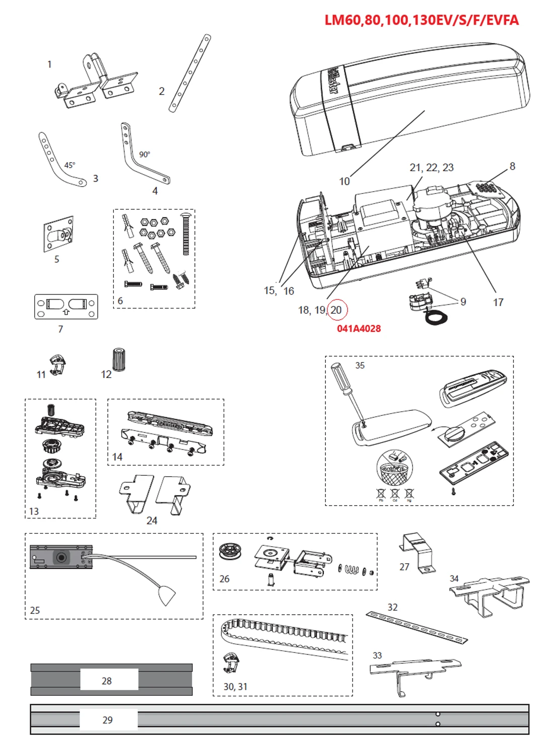 041A4028 transformátor LM60EV, LM60EV/S/F
