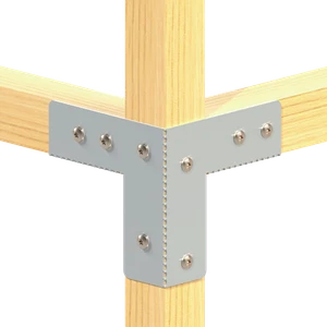 Spojka na hranol 80 x 80 mm, pozinkovaná oceľ - slide 1