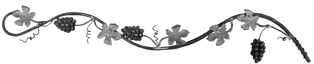Ornament hrozno 1250 x 200 mm