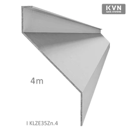 Z-profil lamela 23 x 40 x 20 x 1,5 x 4000 mm, pozink