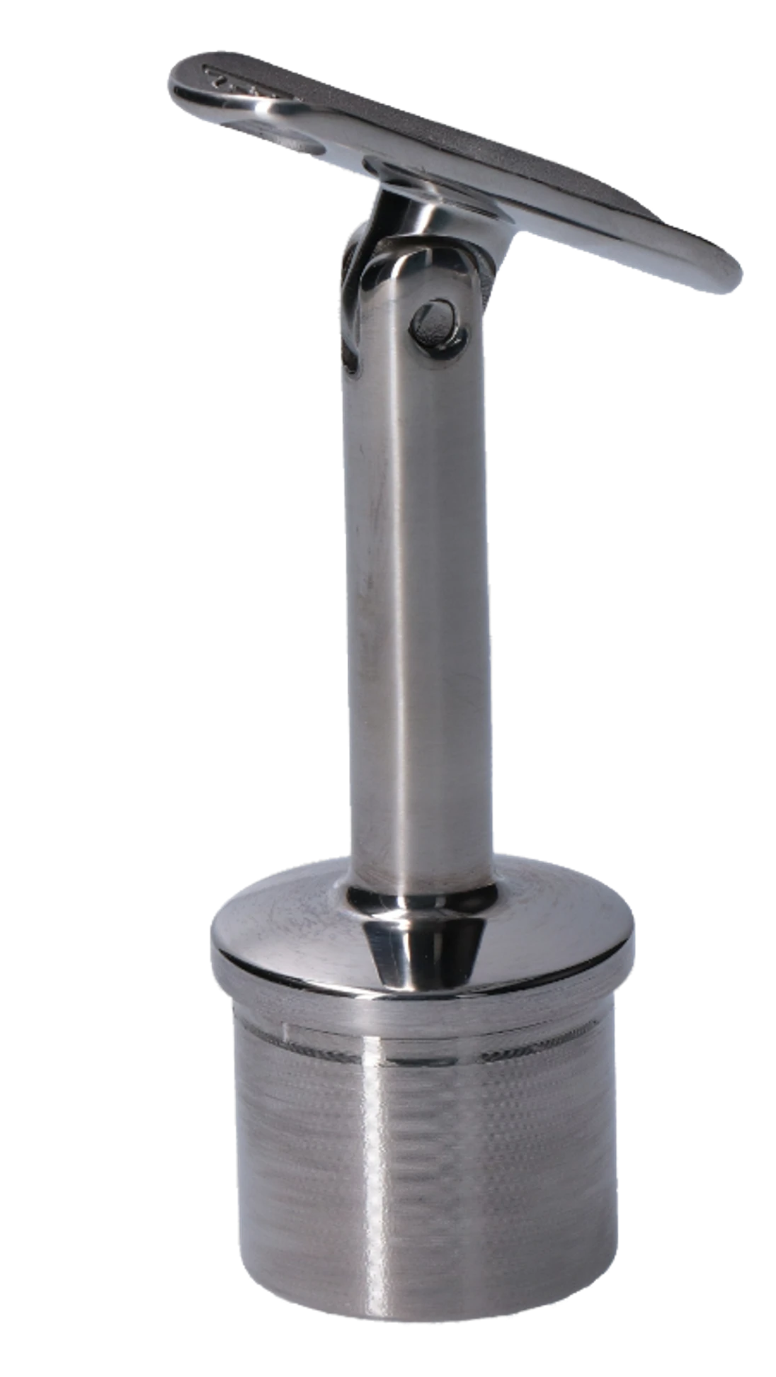 Držiak madla ø 42,4 mm s kĺbom, leštená AISI 304