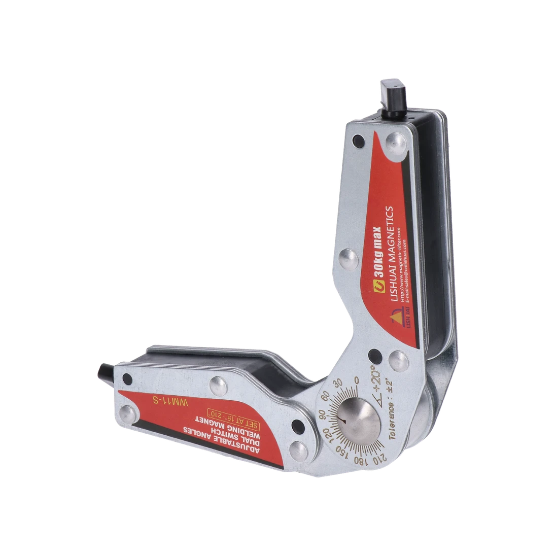 Zvárací magnet s nastaviteľnými uhlami, 30 kg, neodymový
