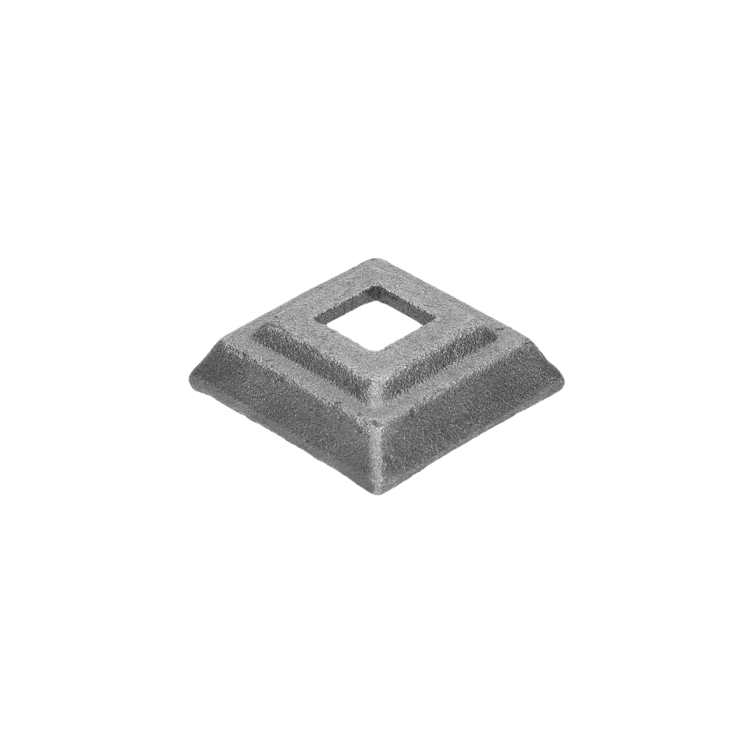 Krytka kovaná 42 x 42 x 13 mm s otvorom 15 x 15 mm, odliatok