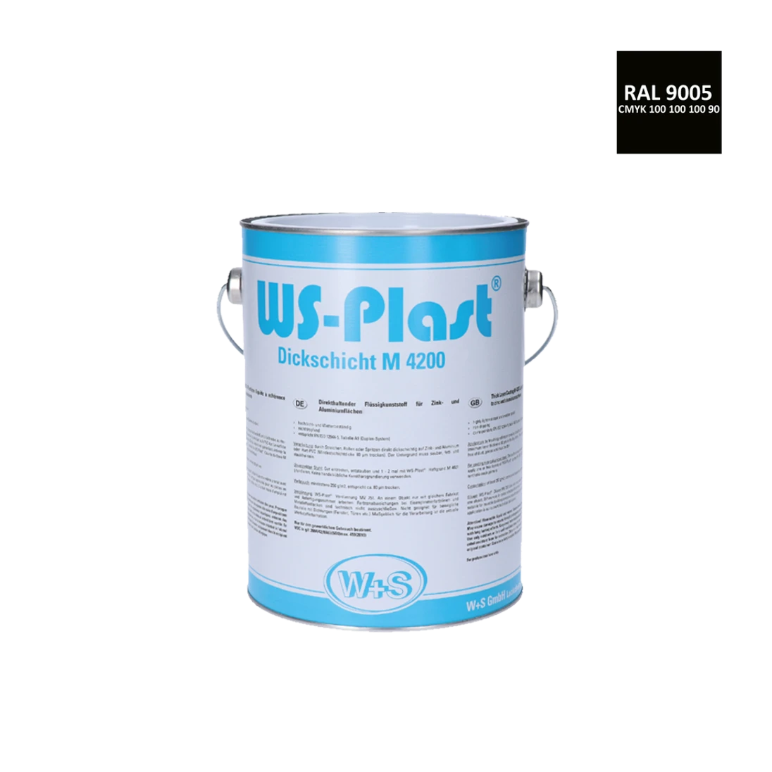 Farba RAL 9005 kováčska čierna 2500 ml