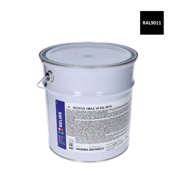 REZISTOL EMAIL farba na zinok čierna RAL 9011-polomat, 5 kg