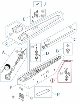 PRMB06R01 set mechanický doraz pre TO4/5