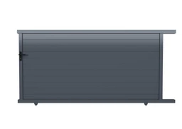 Posuvná brána, hliníková 4000 x 1862 mm