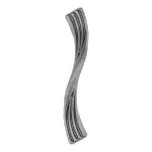 Úchyt kovaný 247 x 44 mm, odsadenie 32 mm - slide 0