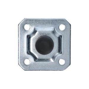 Nastavitelný doraz posuvných vrat, plotna 100x100mm, pozinkovaný - slide 3