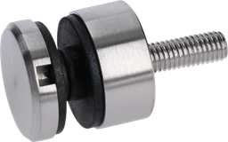 Svorka bodová plochá, sklo 6–12 mm, broušená AISI 304