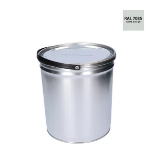 Barva antikorozní polomatná na zinek 5 kg světle šedá - slide 1