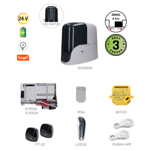 900KSUN5024ER + WIFI pre posuvnú bránu do 4,5 m/500 kg - slide 0