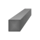Tyč čtvercová plná 10 x 10 x 6000 mm, černá S235, hladká