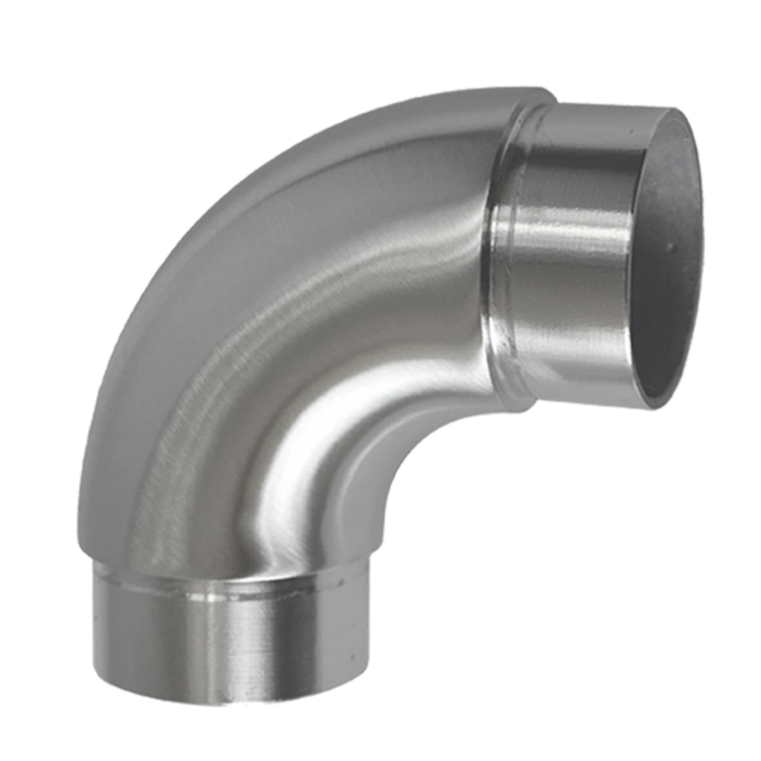 Spojka 90° na trubku ø 42,4 mm, brúsená nerez AISI 316
