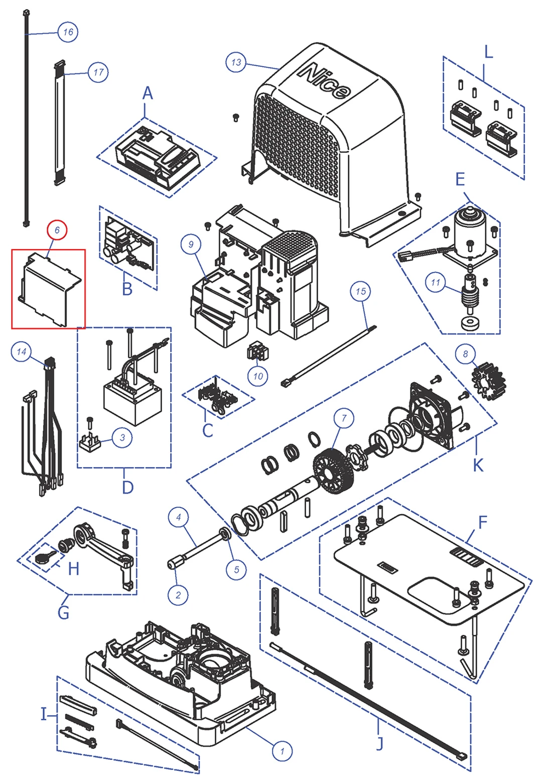 PD2183A0002 Kryt riadiacej dosky  RBS400, RBS600, RBS600HS