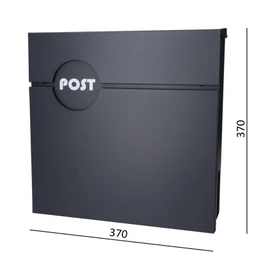 Poštová schránka, max. formát listu A4, RAL 7016