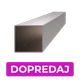 DOPREDAJ Profil 50 x 50 x 2 x 2000 mm, brúsená AISI 304