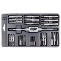 Souprava závitořezných nástrojů Mini-2 NO, závitníky M3, M4, M5, M6, M7, M8, M10 a M12, vřeteno 2,5-9 mm