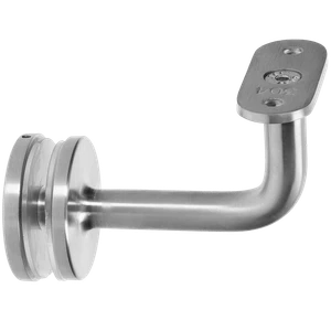 Držák madla pevný na jekl, sklo 6 - 21,52 mm, AISI 304 - slide 0