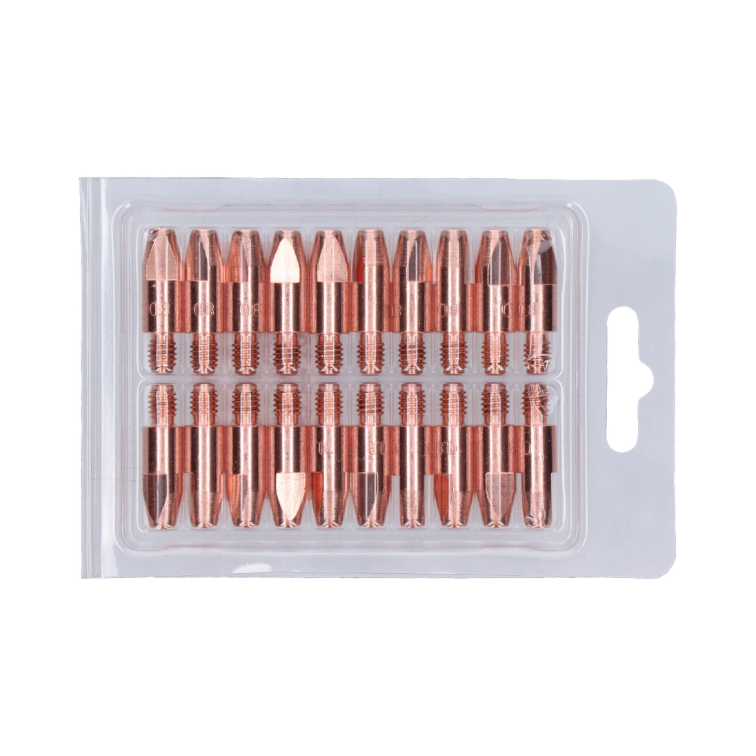 Prúdová tryska M6 x 28 mm, E-Cu ø 0,8 mm, 20 ks