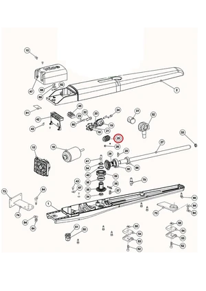 PMD1655R04.4610 Slimák pre TO40/5024/HS, TTN3724HS/6024HS - slide 0