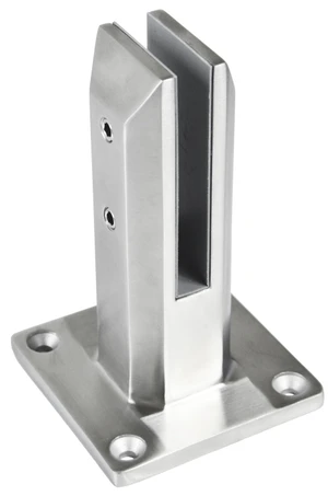 Vrchní kotvení pro sklo 12,76 mm, broušená AISI 316 - slide 3