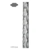 Tyč plochá plná 12 x 6 x 6000 mm, oceľ S235, zdobená