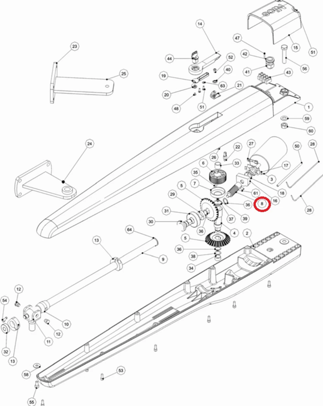 PMD1633R01.4610 slimák prevodovky TOONA7024
