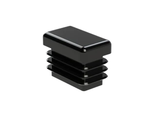 Krytka plastová 15 x 25 mm, černá - slide 1