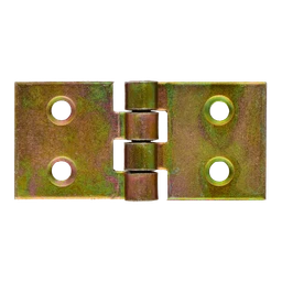 Záves pásový 54 x 25 mm žltý zinok