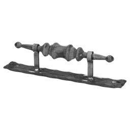 Úchyt kovaný 280 x 90 mm, odsadenie 61 mm, bez úpravy
